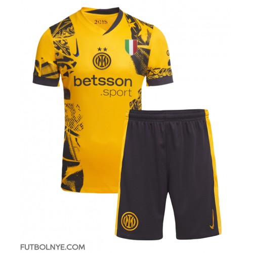 Camiseta Inter Milan Tercera Equipación para niños 2024-25 manga corta (+ pantalones cortos)